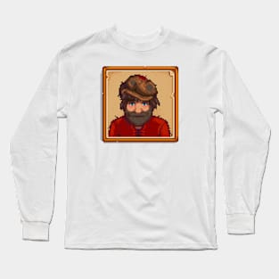 Willy Portrait Long Sleeve T-Shirt